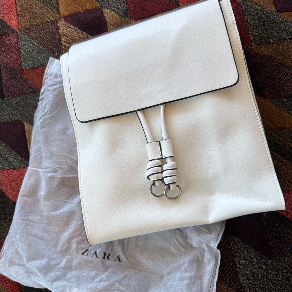Zara white bag new with tags